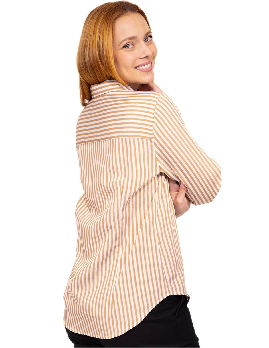 Blusa rigatta manga 3/4 para mujer 3